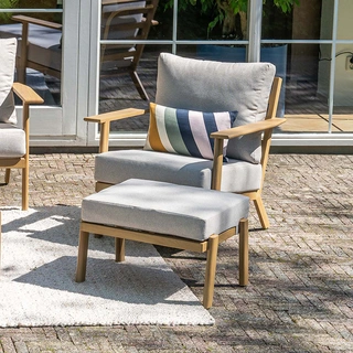 Garden Impressions Chicago Voetenbank Teaklook - afbeelding 4