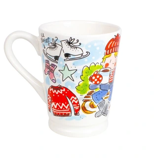 Blond Amsterdam XL Mok + Petit Four Bordje Blauw - afbeelding 4