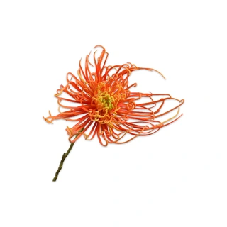 Kunstbloem Chrysant Steel Oranje - 71 cm - afbeelding 1