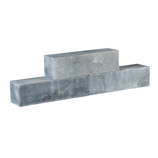 Classico Block 45x12,5x12,5cm grijs/zwart
