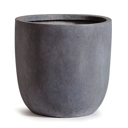 Mega Clayfibre Egg Pot AuthGrey - Ø39x38 cm