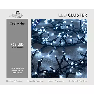 Kerstboom Clusterverlichting 4,5 m - Koel wit