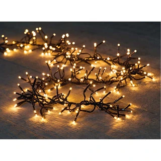 Clusterverlichting 192 LED 1,2 m - Licht Goud