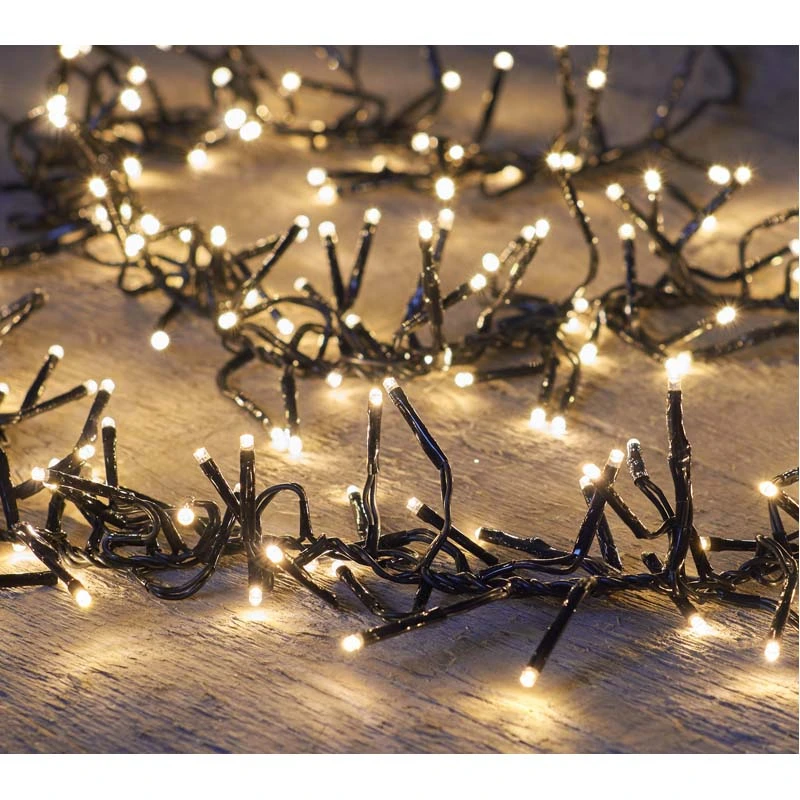 Clusterverlichting 384 LED 2,4 m - Warm Wit - afbeelding 2