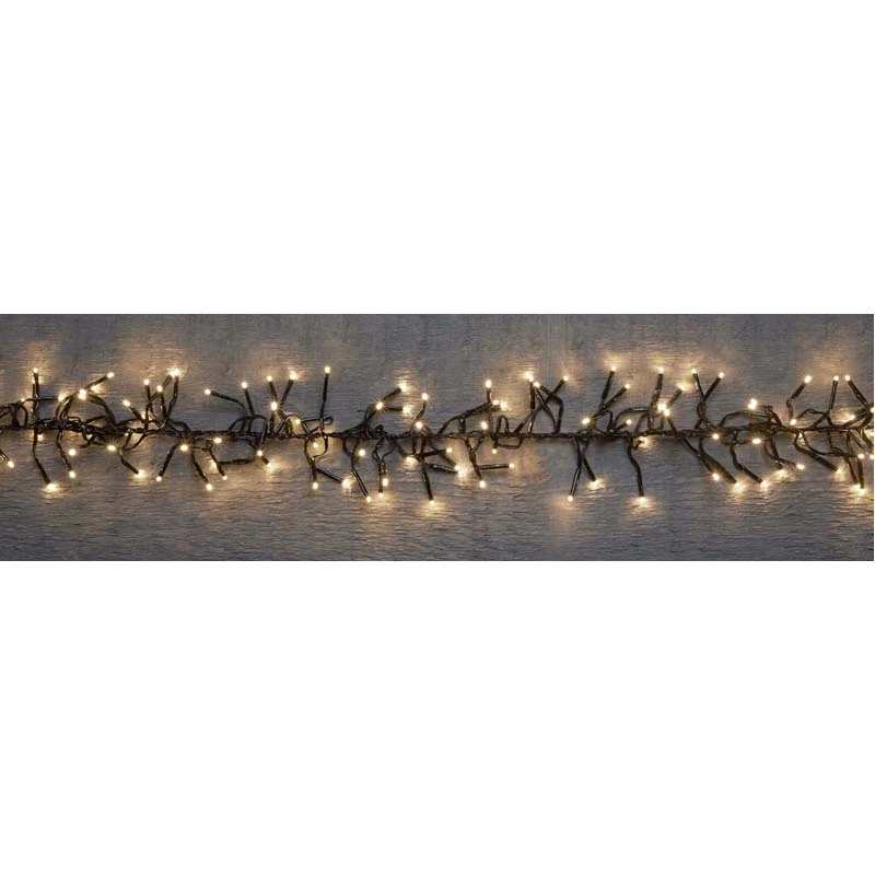 Clusterverlichting Flash 384 LED 2,4 m - Warm Wit - afbeelding 3
