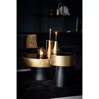 By-Boo Salontafel Bunga Zwart/Goud - Small - afbeelding 4