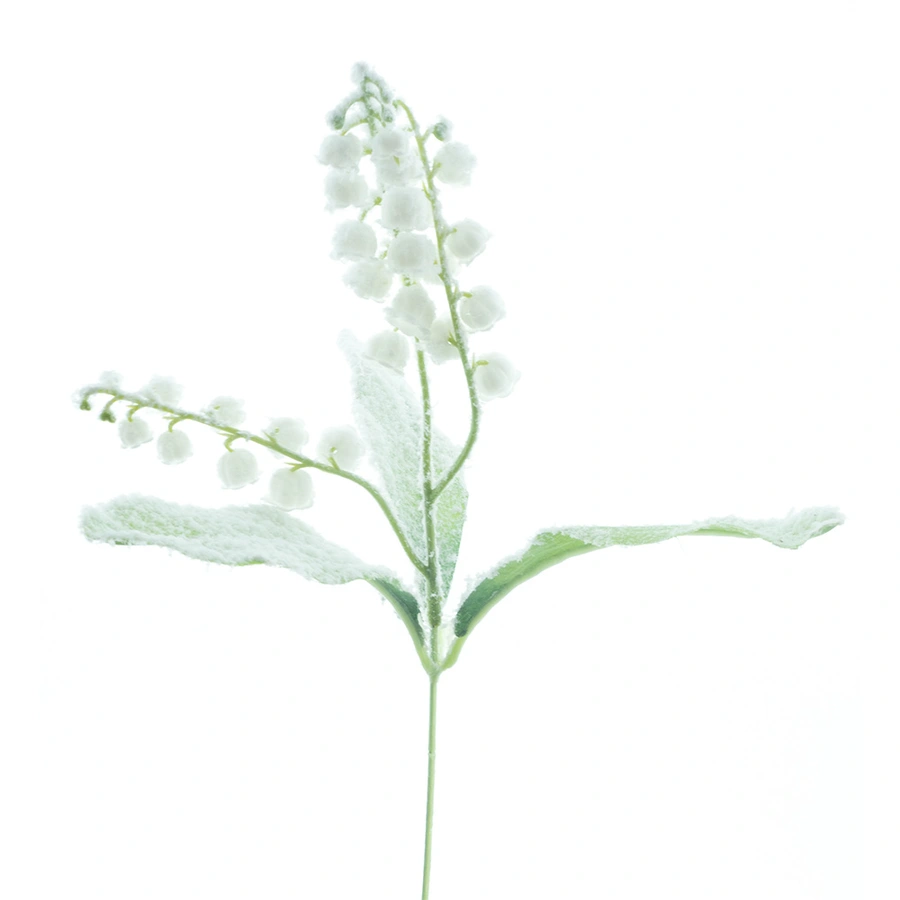 Kunsttak Convallaria Sneeuw - 34 cm