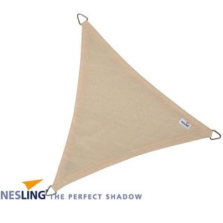 Nesling Coolfit schaduwdoek driehoek 3,6m - Creme - afbeelding 4