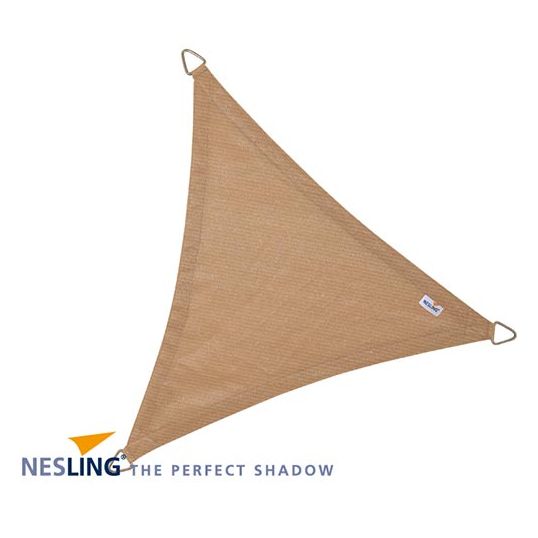 Nesling Coolfit schaduwdoek driehoek 3,6m - Zand - afbeelding 1