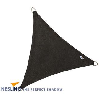 Nesling Coolfit schaduwdoek driehoek 3,6m - Zwart - afbeelding 1