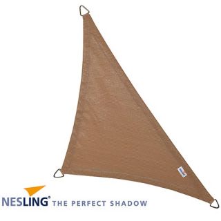Nesling Coolfit schaduwdoek driehoek 90° 5m - Zand - afbeelding 4