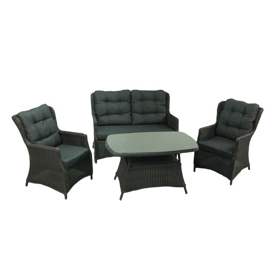 Your Own Living Cooltown lounge- diningset - Black