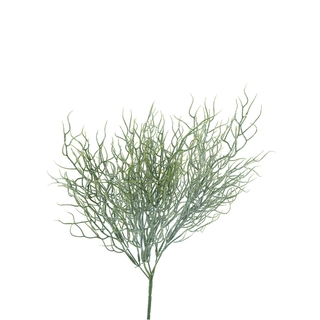 Kunsttak Coral Bush Snow Groen - 43 cm