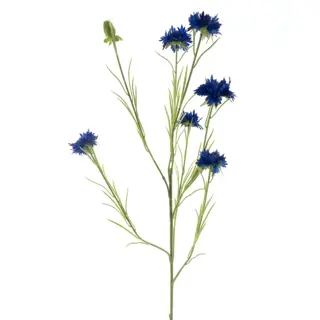 Kunstbloem Cornflower James Dark Blue - 90 cm