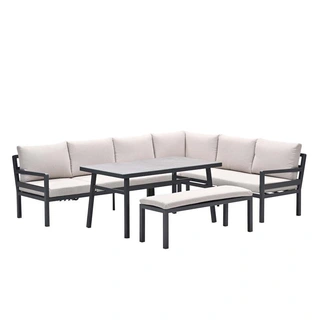 Garden Impressions Corsica Lounge- diningset Rechts - Desert Sand - afbeelding 1