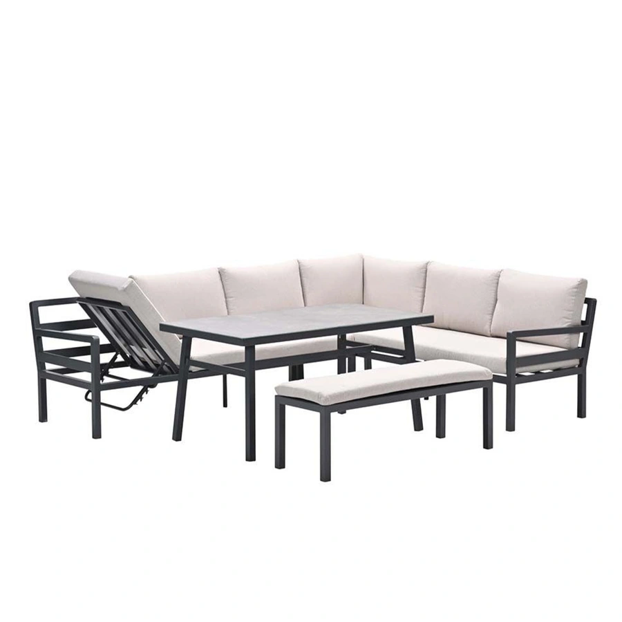 Garden Impressions Corsica Lounge- diningset Rechts - Desert Sand - afbeelding 3