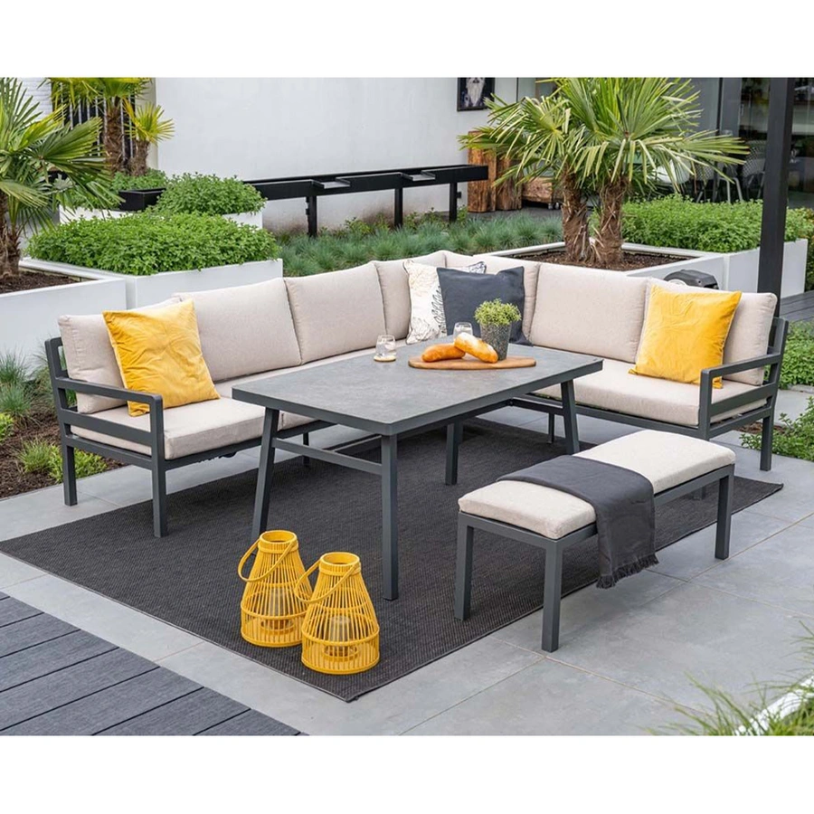 Garden Impressions Corsica Lounge- diningset Rechts - Desert Sand - afbeelding 4