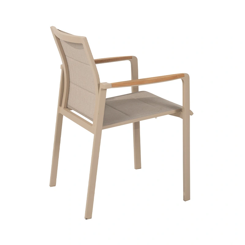 4 Seasons Outdoor Cortina Dining Tuinstoel - Latte - afbeelding 3