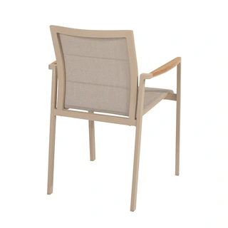 4 Seasons Outdoor Cortina Dining Tuinstoel - Latte - afbeelding 4