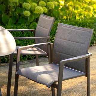 4 Seasons Outdoor Cortina Dining Tuinstoel - Terre - afbeelding 6