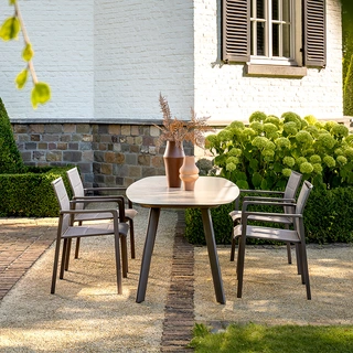 4 Seasons Outdoor Cortina Dining Tuinstoel - Terre - afbeelding 7