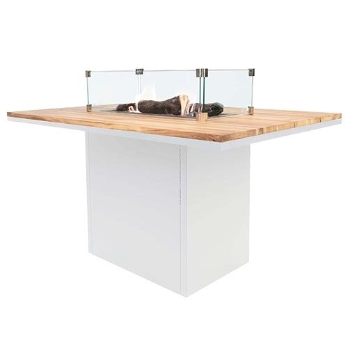 Cosi Fires Cosiloft Dining 120 - White/Teak - afbeelding 2