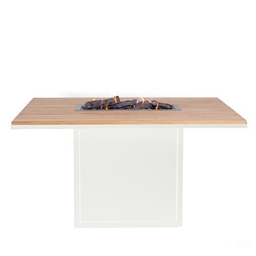 Cosi Fires Cosiloft Dining 120 - White/Teak - afbeelding 1