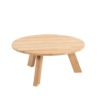 4 Seasons Outdoor Cosmic Salontafel Teak - Ø78 cm - afbeelding 1