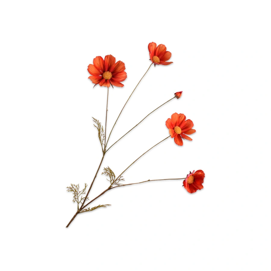Kunstbloem Cosmos Oranje - 92 cm - afbeelding 1