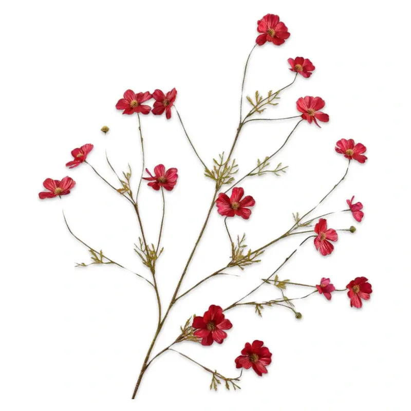 Kunsttak Cosmos Rood - 104 cm