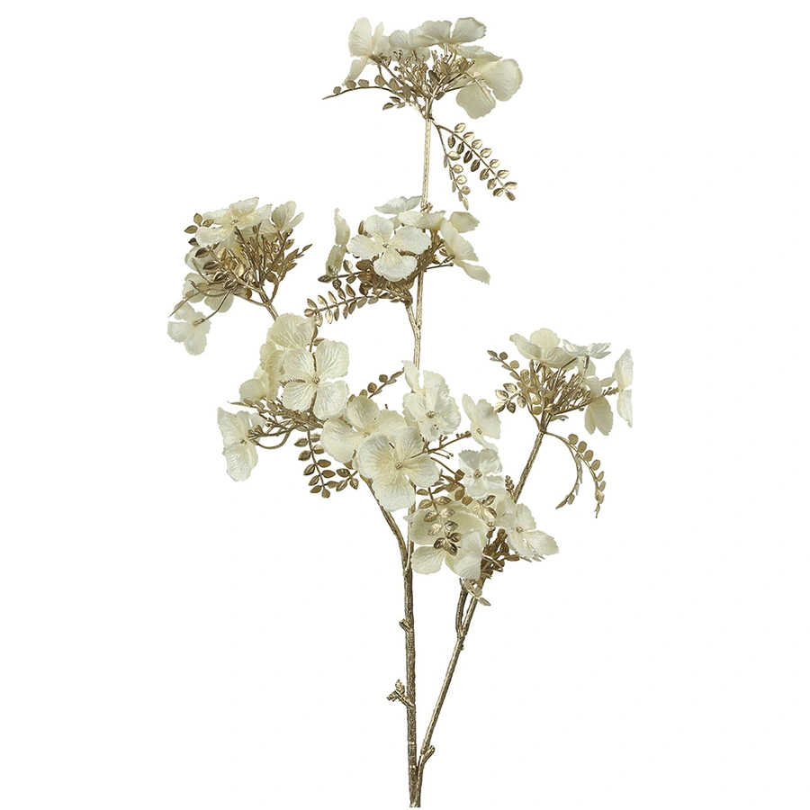 Countryfield Kunstbloem Hydrangea Crème - 84 cm