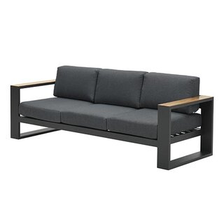 Garden Impressions Cube 3-zits Loungebank Teak - Black - afbeelding 2