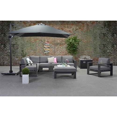 Garden Impressions Cube Loungetafel 100x100 - Black - afbeelding 4