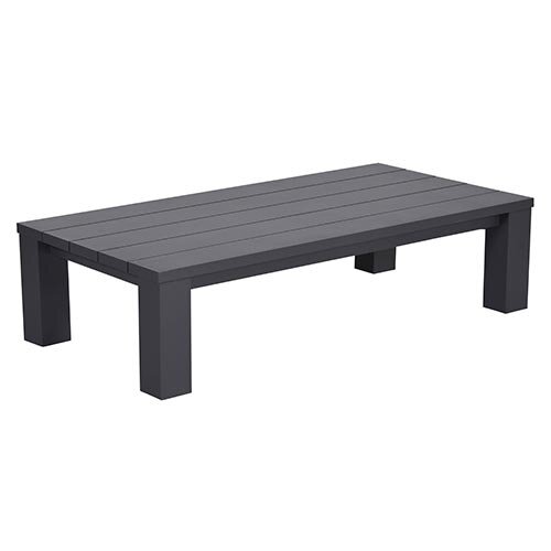 Bloesem Vernederen Gluren Garden Impressions Cube Loungetafel 140x70 - Black | De Boet