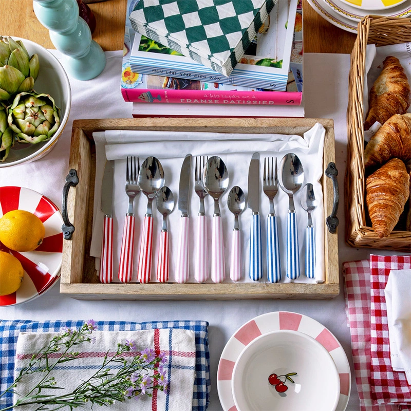 Blond Amsterdam Bestek Set Rood - afbeelding 3