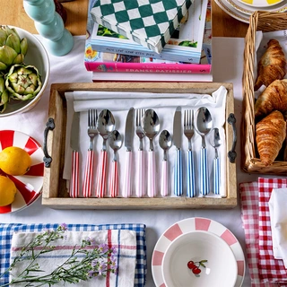 Blond Amsterdam Bestek Set Rood - afbeelding 3