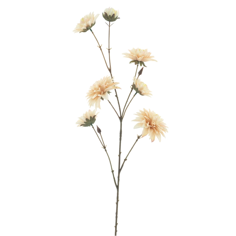 Kunstbloem Dahlia Spray Monica Crème - 96 cm