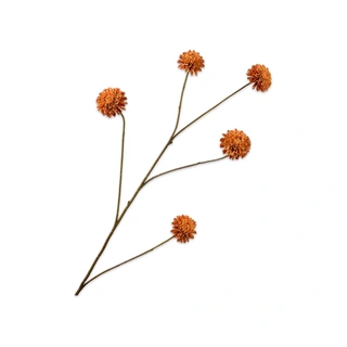 Kunstbloem Dahlia Oranje - 90 cm - afbeelding 1