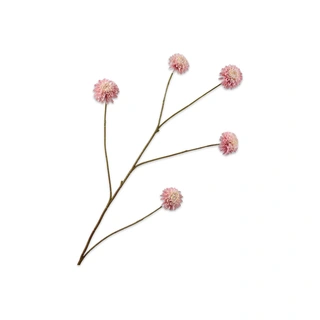 Kunstbloem Dahlia Roze/Creme - 90 cm - afbeelding 1