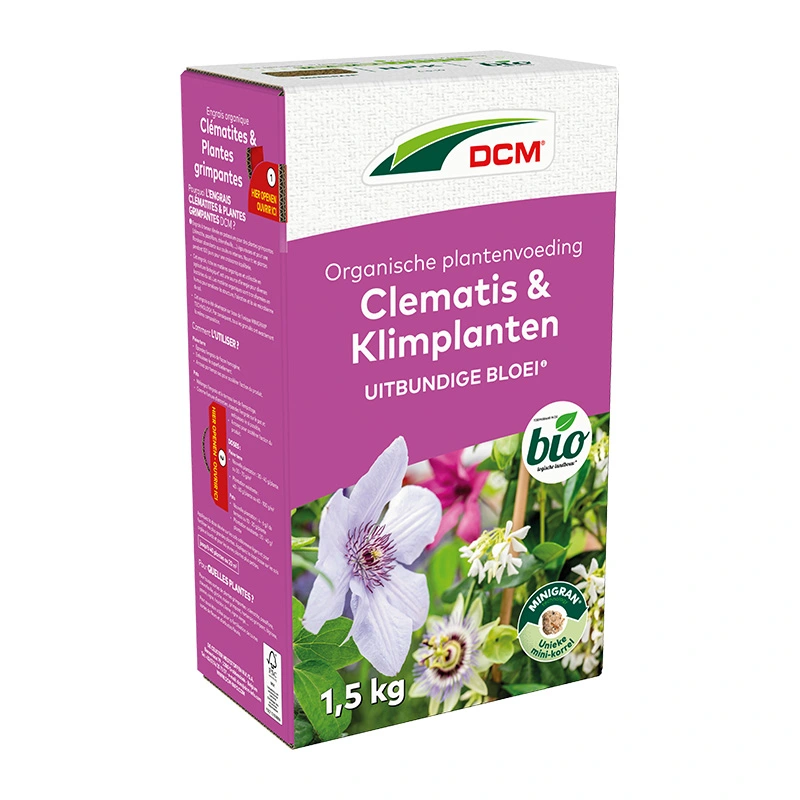 DCM Meststof Clematis & Klimplanten - 1,5 kg