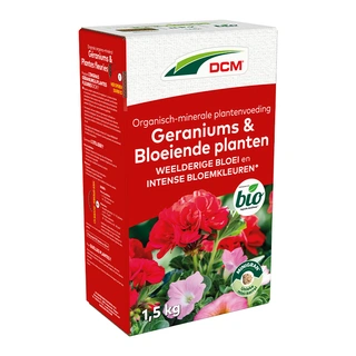 DCM Meststof Geraniums & Bloeiende Planten - 1,5 kg