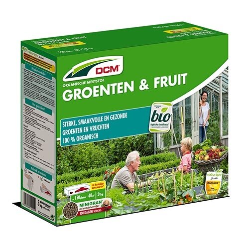 Kers Uithoudingsvermogen melk DCM Meststof Groenten & Fruit - 3 kg koopt u bij Tuincentrum De Boet