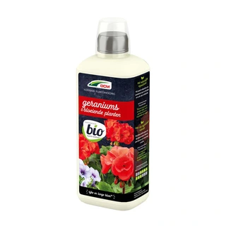 DCM Vloeibare Meststof Geraniums & Bloeiende Planten - 0,8 L