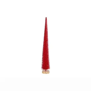 House of Seasons Decoratieboom Rood - 41 cm