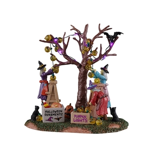 Lemax Decorating The Spooky Tree