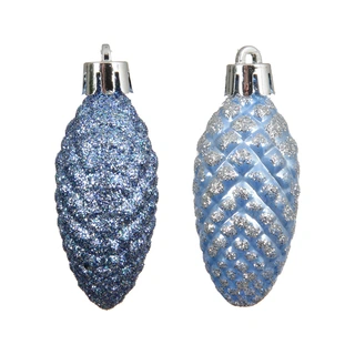 Dennenappels 12 st. - Sky Blue - afbeelding 2