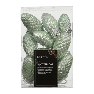 Dennenappels 12 st. - Matcha Green - afbeelding 1