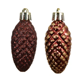Dennenappels 12 st. - Ossenbloed - afbeelding 2