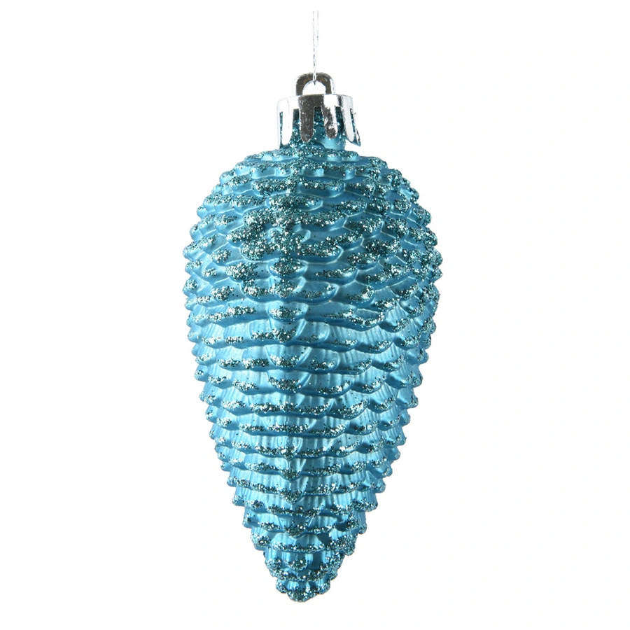 Dennenappels 6 st. - Folk Blue - afbeelding 2