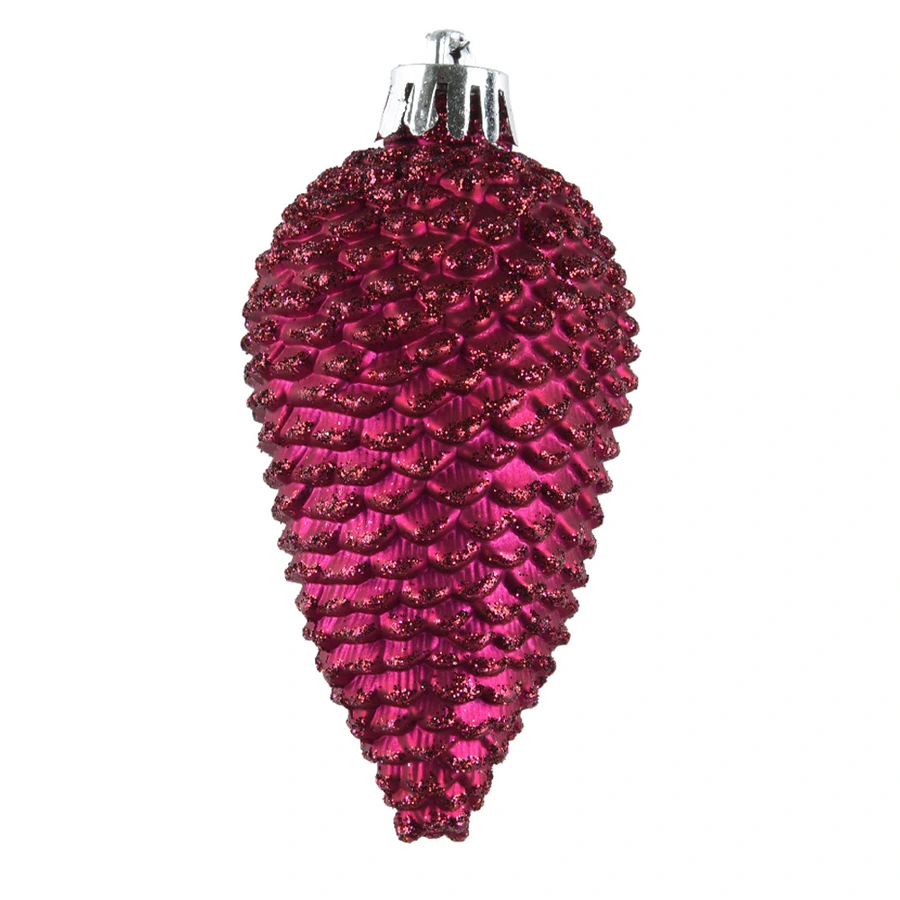 Dennenappels 6 st. - Festive Pink - afbeelding 2